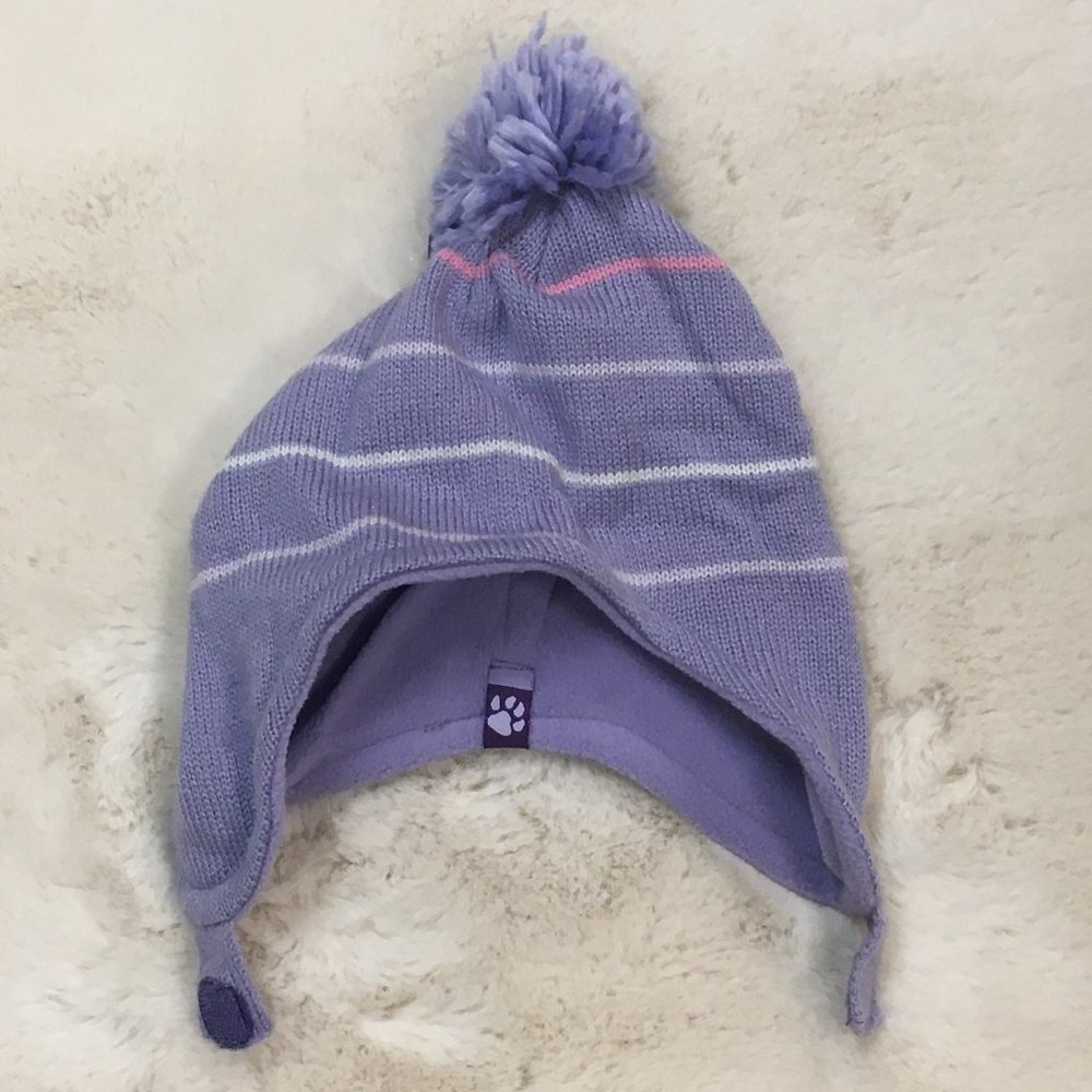 Hot Paws | Girl's Winter Hat | Purple | Size 2-3X (Toddlers)